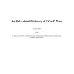 خرید و دانلود نسخه کامل کتاب A Dictionary of Ch’orti’ Maya, Guatemala