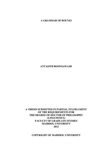 خرید و دانلود نسخه کامل کتاب A grammar of Bouyei_689e224880208.jpeg خرید و دانلود نسخه کامل کتاب A grammar of Bouyei