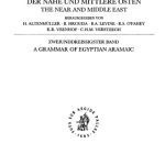خرید و دانلود نسخه کامل کتاب A Grammar of Egyptian Aramaic
