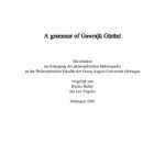 خرید و دانلود نسخه کامل کتاب A grammar of Gawraǰū Gūrānī