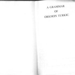 خرید و دانلود نسخه کامل کتاب A Grammar of Orkhon Turkic (Uralic and Altaic)