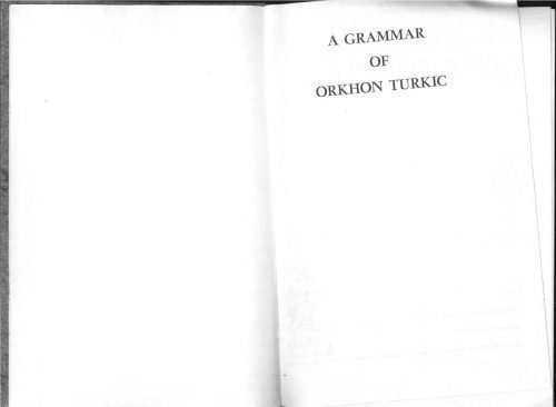 خرید و دانلود نسخه کامل کتاب A Grammar of Orkhon Turkic (Uralic and Altaic)_689a1e9ee595b.jpeg خرید و دانلود نسخه کامل کتاب A Grammar of Orkhon Turkic (Uralic and Altaic)