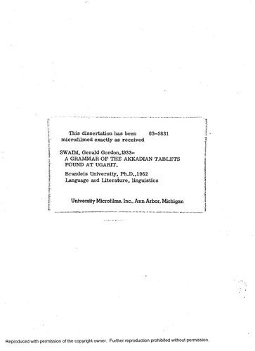 خرید و دانلود نسخه کامل کتاب A Grammar of the Akkadian Tablets Found at Uragit ( PhD diss. )_68986917a4b30.jpeg خرید و دانلود نسخه کامل کتاب A Grammar of the Akkadian Tablets Found at Uragit ( PhD diss. )