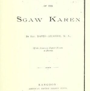 خرید و دانلود نسخه کامل کتاب A grammar of the Sgaw Karen