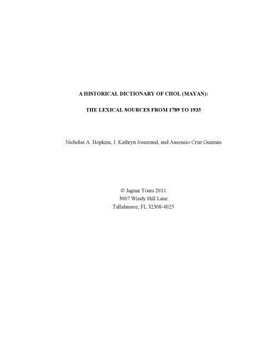 خرید و دانلود نسخه کامل کتاب A Historical Dictionary Of Chol (Mayan): The Lexical Sources From 1789 To 1935_6899a638ce188.jpeg خرید و دانلود نسخه کامل کتاب A Historical Dictionary Of Chol (Mayan): The Lexical Sources From 1789 To 1935