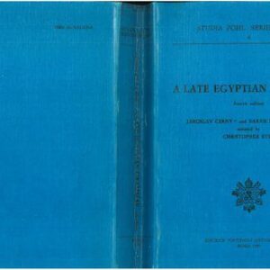 خرید و دانلود نسخه کامل کتاب A Late Egyptian Grammar