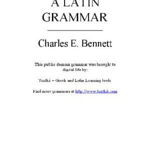 خرید و دانلود نسخه کامل کتاب A Latin Grammar