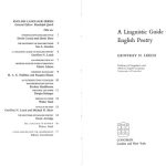 خرید و دانلود نسخه کامل کتاب A Linguistic Guide to English Poetry (English Language Series)