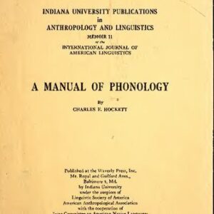 خرید و دانلود نسخه کامل کتاب A Manual of Phonology