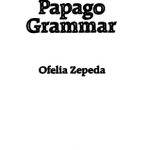 خرید و دانلود نسخه کامل کتاب A Papago Grammar