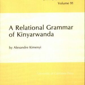 خرید و دانلود نسخه کامل کتاب A Relational Grammar of Kinyarwanda