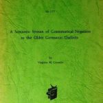 خرید و دانلود نسخه کامل کتاب A Semantic Syntax of Grammatical Negation in the Older Germanic Dialects