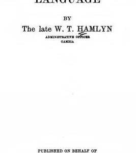 خرید و دانلود نسخه کامل کتاب A short study of the Western Mandinka language