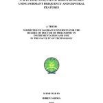خرید و دانلود نسخه کامل کتاب A spectral analysis of Bodo phonemes using formant frequency and cepstral features