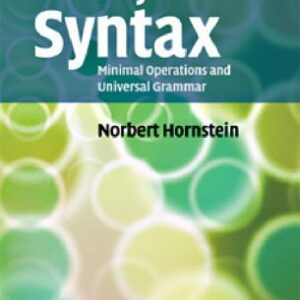خرید و دانلود نسخه کامل کتاب A Theory of Syntax: Minimal Operations and Universal Grammar