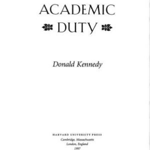 خرید و دانلود نسخه کامل کتاب Academic duty