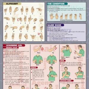 خرید و دانلود نسخه کامل کتاب American Sign Language – BarCharts QuickStudy Guides