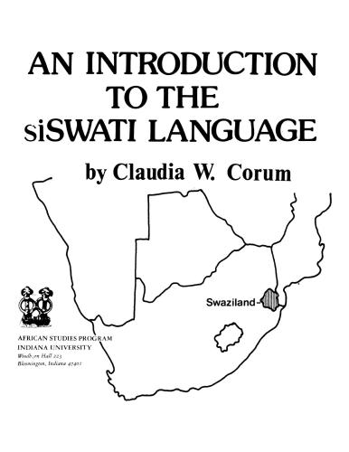 خرید و دانلود نسخه کامل کتاب An introduction to the Swazi (siSwati) Language_689a1cc7cc573.jpeg خرید و دانلود نسخه کامل کتاب An introduction to the Swazi (siSwati) Language