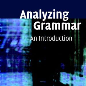 خرید و دانلود نسخه کامل کتاب Analyzing grammar: an introduction