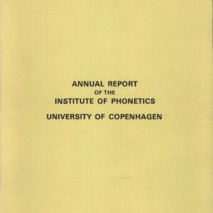 خرید و دانلود نسخه کامل کتاب Annual Report of the Institute of Phonetics University of Copenhagen