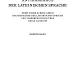 خرید و دانلود نسخه کامل کتاب Antibarbarus der lateinischen Sprache