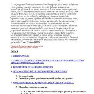 خرید و دانلود نسخه کامل کتاب Aportes para la enseñanza de la lengua quechua en el nororiente argentino (NOA)
