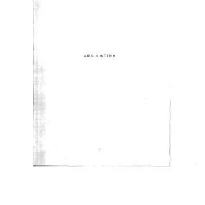 خرید و دانلود نسخه کامل کتاب Ars Latina – IV Gramática