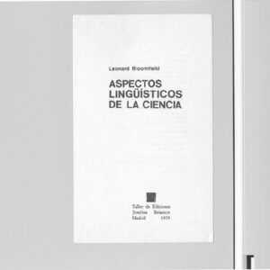 خرید و دانلود نسخه کامل کتاب Aspectos lingüísticos de la ciencia [INCOMPLETO]