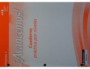 خرید و دانلود نسخه کامل کتاب ¡Avancemos! Level 1, Cuaderno práctica por niveles, Workbook