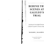 خرید و دانلود نسخه کامل کتاب Behind the Scenes at Galileo’s Trial: Including the First English Translation of Melchior Inchofer’s Tractatus syllepticus