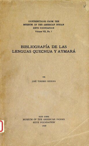 خرید و دانلود نسخه کامل کتاب Bibliografía de las lenguas quechua y aymará_689e221d2ae03.jpeg خرید و دانلود نسخه کامل کتاب Bibliografía de las lenguas quechua y aymará