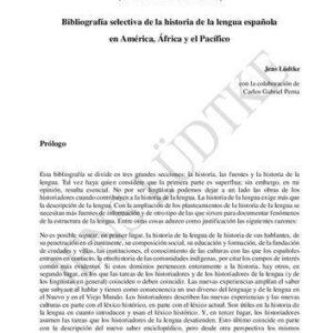 خرید و دانلود نسخه کامل کتاب Bibliografía selectiva de la historia de la lengua española en América, África y el Pacífico