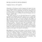 خرید و دانلود نسخه کامل کتاب Bilingualism in Development: Language, Literacy, and Cognition