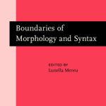خرید و دانلود نسخه کامل کتاب Boundaries of Morphology and Syntax
