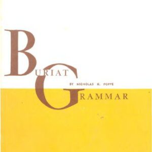 خرید و دانلود نسخه کامل کتاب Buriat Grammar