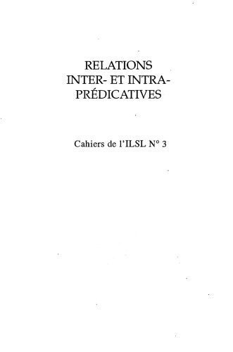 خرید و دانلود نسخه کامل کتاب Cahiers de l’ ILSL n° 3 : Relations inter- et intra-prédicatives. Linguistique slave et linguistique générale_689923b867434.jpeg خرید و دانلود نسخه کامل کتاب Cahiers de l’ ILSL n° 3 : Relations inter- et intra-prédicatives. Linguistique slave et linguistique générale