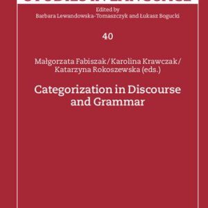 خرید و دانلود نسخه کامل کتاب Categorization in Discourse and Grammar
