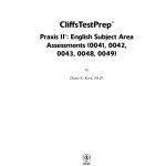 خرید و دانلود نسخه کامل کتاب CliffsTestPrep Praxis II: English Subject Area Assessments 0041, 0042, 0043, 0048, 0049