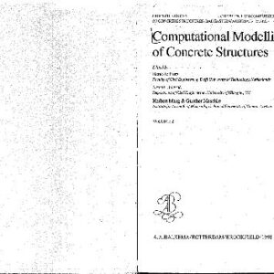 خرید و دانلود نسخه کامل کتاب Computational Modelling of Concrete Structures (Vol. 2)