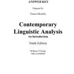 خرید و دانلود نسخه کامل کتاب Contemporary Linguistic Analysis: Study Guide Answer Key