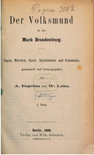 خرید و دانلود نسخه کامل کتاب Der Volksmund in der Mark Brandenburg. Sagen, Märchen, Spiele, Sprichwörter und Gebräuche_68984dd591dce.jpeg خرید و دانلود نسخه کامل کتاب Der Volksmund in der Mark Brandenburg. Sagen, Märchen, Spiele, Sprichwörter und Gebräuche
