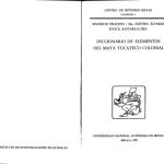 خرید و دانلود نسخه کامل کتاب Diccionario de elementos de maya yucateco colonial