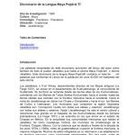 خرید و دانلود نسخه کامل کتاب Diccionario de la Lengua Maya Popb’al Ti’