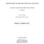 خرید و دانلود نسخه کامل کتاب Dictionary of the Chuj (Mayan) Language