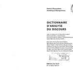 خرید و دانلود نسخه کامل کتاب Dictionnaire d’analyse du discours
