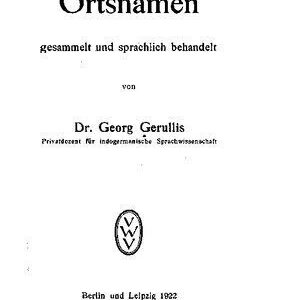 خرید و دانلود نسخه کامل کتاب Die altpreussischen Ortsnamen