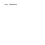 خرید و دانلود نسخه کامل کتاب Early Trilingualism: A Focus on Questions (Second Language Acquisition)