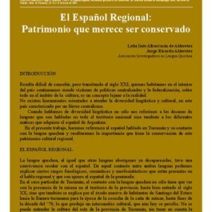 خرید و دانلود نسخه کامل کتاب El Español regional: Patrimonio que merece ser conservado