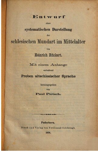 خرید و دانلود نسخه کامل کتاب Entwurf einer systematischen Darstellung der schlesischen Mundart im Mittelalter; mit einem Anhange enthaltend Probenaltschlesischer Sprache_68989a59657c8.jpeg خرید و دانلود نسخه کامل کتاب Entwurf einer systematischen Darstellung der schlesischen Mundart im Mittelalter; mit einem Anhange enthaltend Probenaltschlesischer Sprache