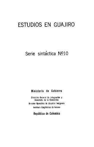 خرید و دانلود نسخه کامل کتاب Estudios en guajiro_689f7521b3038.jpeg خرید و دانلود نسخه کامل کتاب Estudios en guajiro